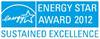 2012 ENERGY STAR Sustained Excellence Award