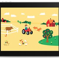 Bondgårdskex på iPad