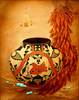 Acoma Legacy - Pictorial Leather Sculpture by Roger Kull
