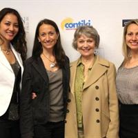 Marie Anne Macrae,  Anne Marie Cousteau, Celine Cousteau, Cindy Howes at the “Looking to the Future” public forum – Washington DC