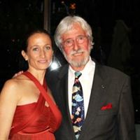 Celine Cousteau with her father Jean Michel Cousteau - NY