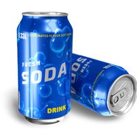 Soda is made up mosty of high fructose corn syrup