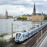 Pendeltåg i Stockholm Foto:Alstom