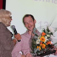 Agnetha Mbuyamba och Jonas Helgesson