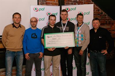 Paf Live Betting Championship - toppkvartett