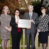 Coram Chief Executive Carol Homden,  CCLC’s Interim Director, Carolyn Regan, The Duke of Gloucester, and  CCLC patron and barrister, Cherie Blair QC.