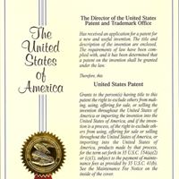 United States Patent No. 7,908,885-B2 
