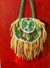 Beaded Possibles Bag - Oil on Canvas by Judith Durr