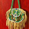 Beaded Possibles Bag - Oil on Canvas by Judith Durr