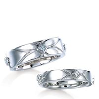 Mae Vona Platinum Wedding Bands