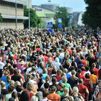 Tjejmilen, start