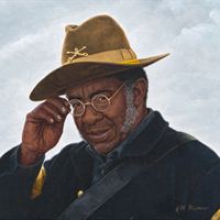 Sergeant Major Bill - Oil on Canvas by Kenneth M. Freeman