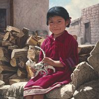 El Gato - Oil on Canvas by Kenneth M. Freeman