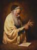 Rabbi Doing Tflim - Oil on Canvas by Kenneth M. Freeman