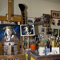 Ken Freeman's Artist Studio in Scottsdale, AZ - A replica will be placed in the exhibition