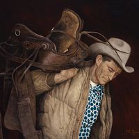 Exhibition Lead Image:  Hard Day's Night - Oil on Canvas by Kenneth M. Freeman