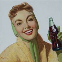 Coca Cola - Illustration by Kenneth M. Freeman