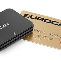 iZettle kortläsare och kort