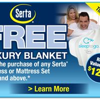 The Serta Free Blanket Event