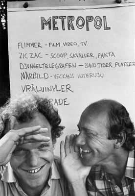 Ingvar Storm och Niklas Levy. Metropol 1982. Foto: Sveriges Radio 