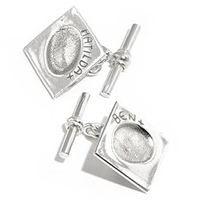 Square Fingerprint Cufflinks