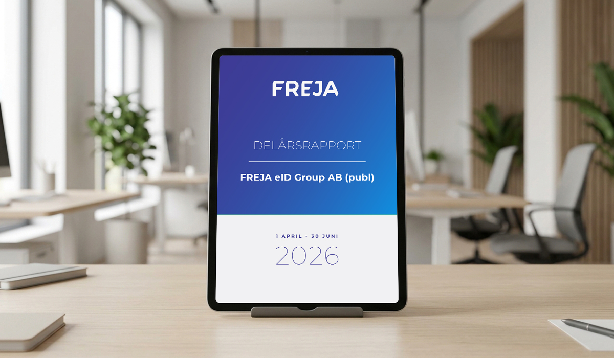 Delårsrapport Freja eID Group AB (publ) 1 januari – 30 juni 2026
