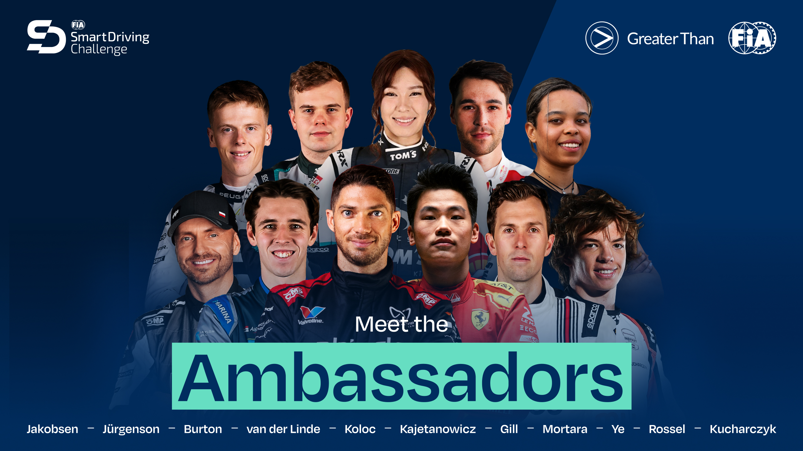 Top Racing Drivers Lead Global Challenge to Crown the World’s Smartest Driver