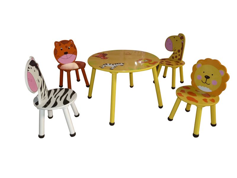 kids animal table and chairs