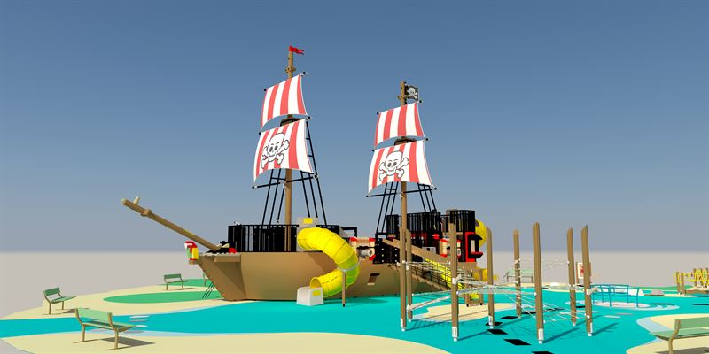 Ny piratlekplats p LEGOLAND