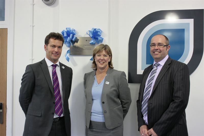 The official opening of the Midland Studio College (from L-R) – Andrew ...