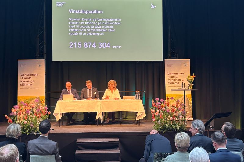 Bild frn stmman p beslutad utdelning