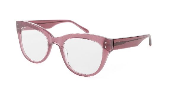 A close-up of a pair of pink glasses
AI-generated content may be incorrect.