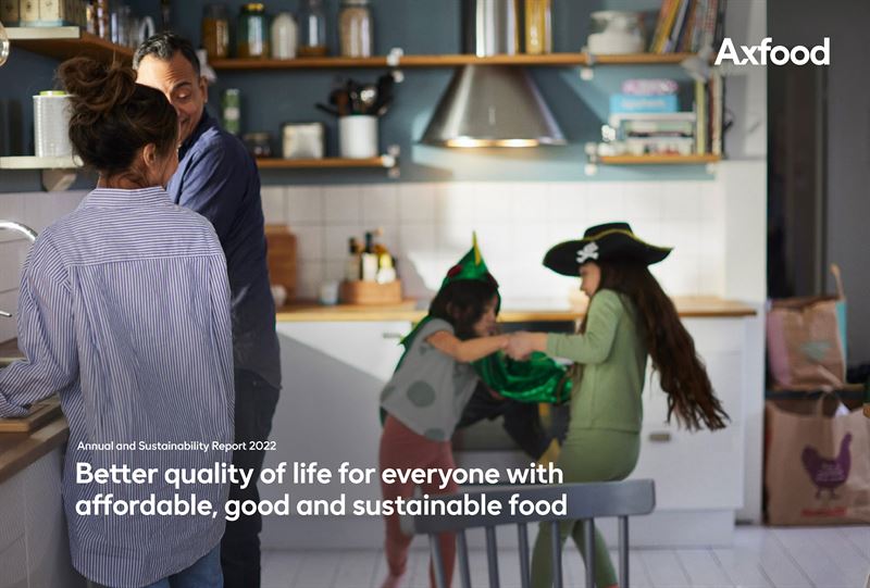 Cover Axfood Annual and Sustainability Report 2022