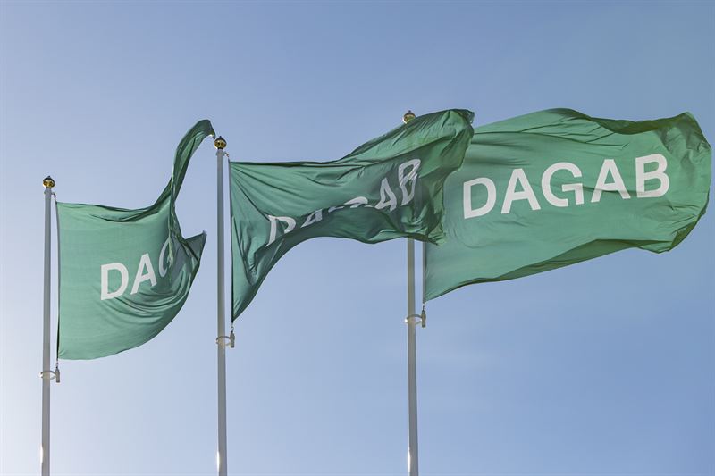Dagab flaggor