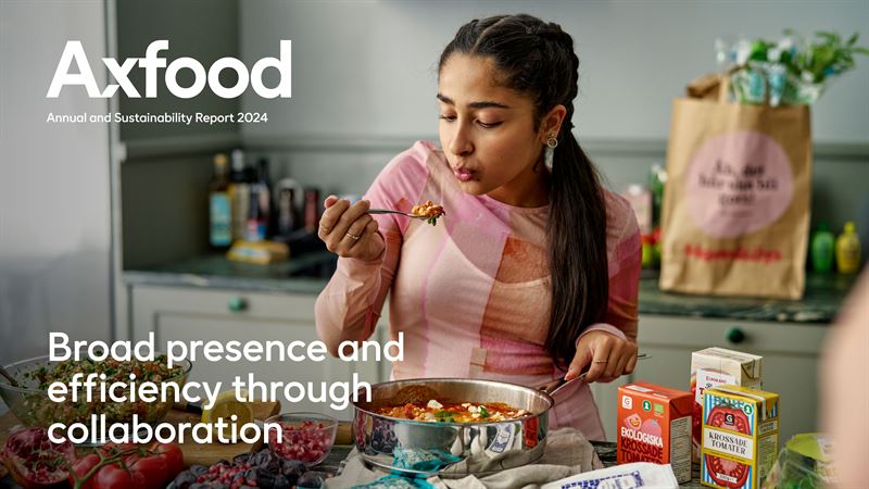 Cover Axfood Annual and Sustainability Report 2024