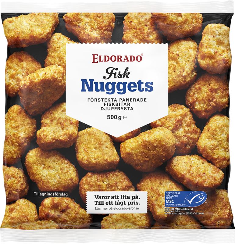 Eldorado Fisk Nuggets 500g djupfrysta