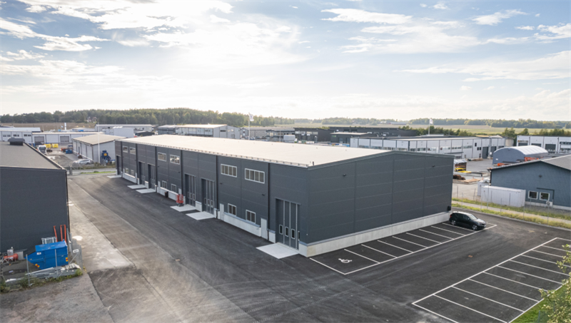 Stendörren tecknar femårigt hyresavtal avseende en nyproducerad byggnad för lätt industri om 2 250 kvm på fastigheten Librobäck 21:3 i Uppsala