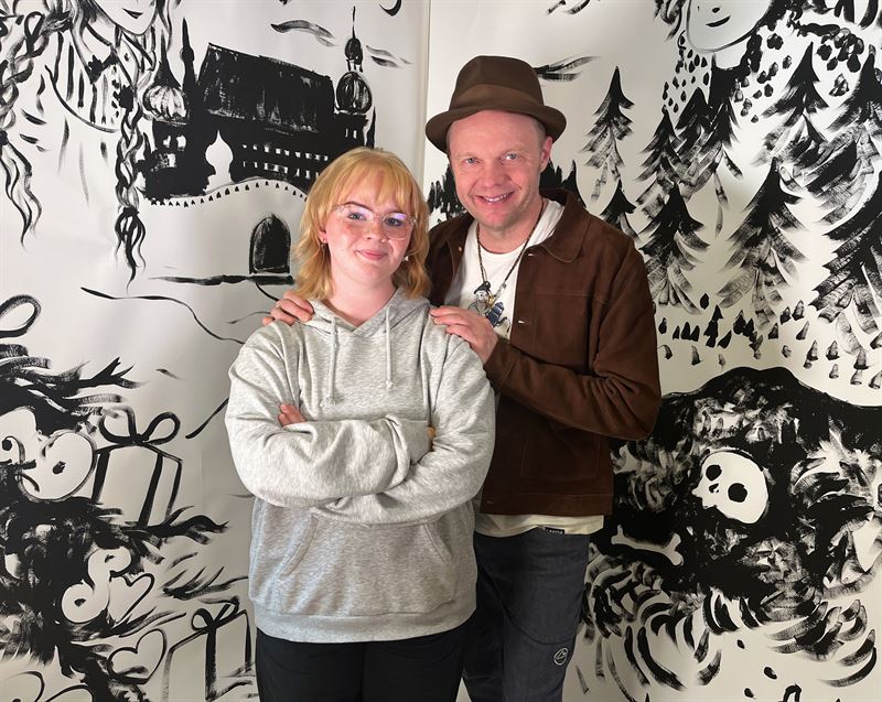 Doris Wretling och Olof Wretling spelar tvillingar i Spkskattens frbannelse