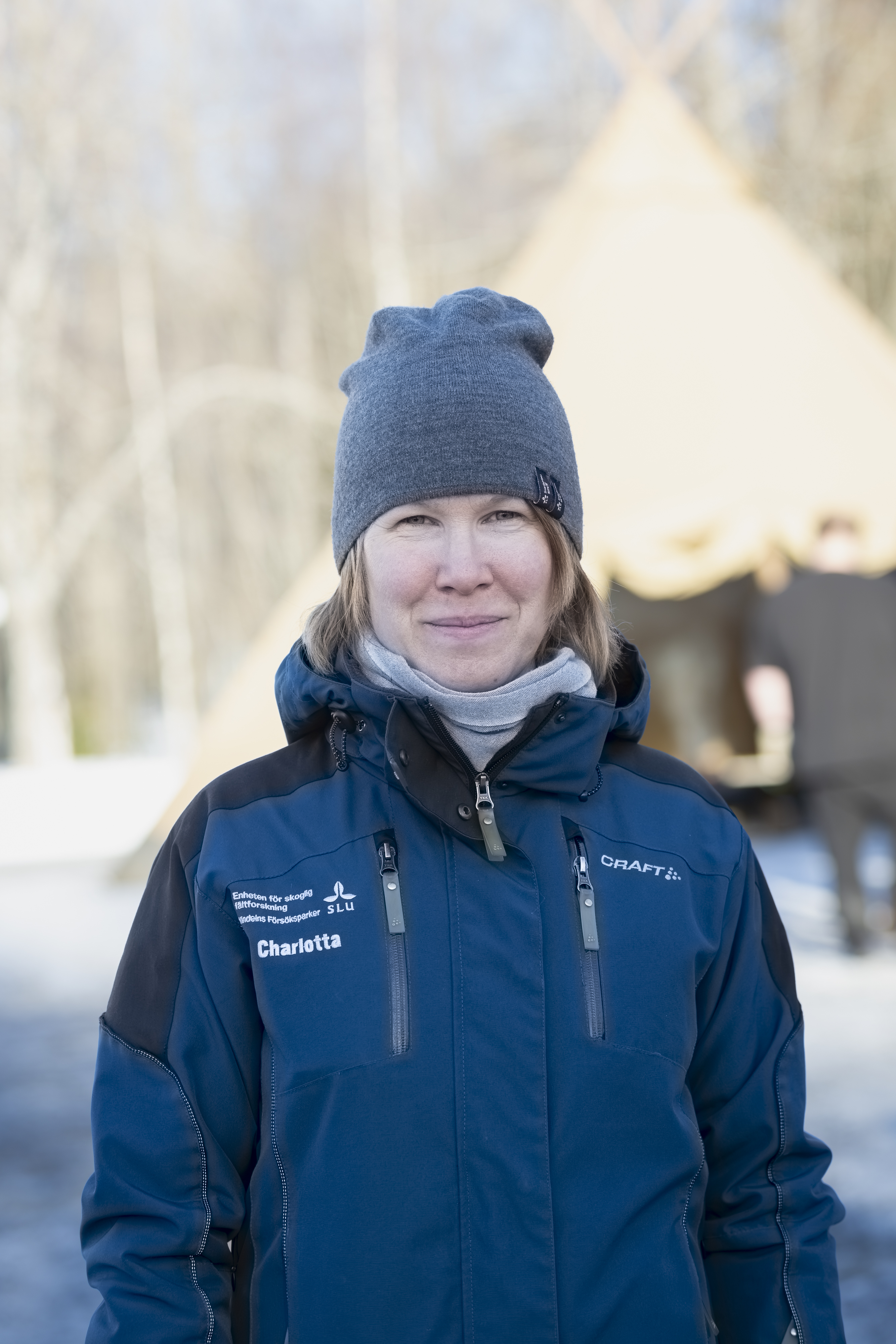 Charlotta Erefur,, enhetschef vid Enheten för skoglig fältforskning på SLU och ansvarig för forskningsinfrastrukturen i försöksparkerna. 
