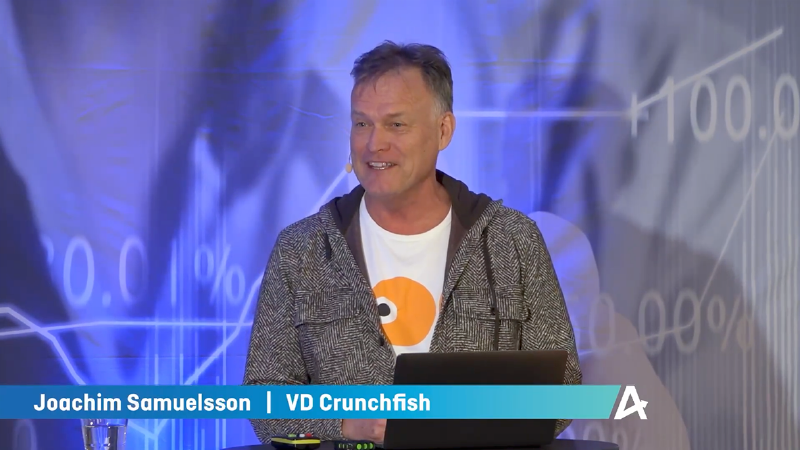 Crunchfish makes presentation recording available online from Stora Aktiedagen in Stockholm