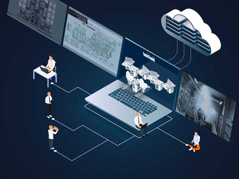 Wärtsilä Cloud Simulation developed by Wärtsilä Voyage enables remote access to training sessions when physical attendance is not possible or convenient.