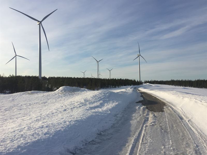 The OX2-developed and Marguerite-owned 42MW Swedish wind farm in ...