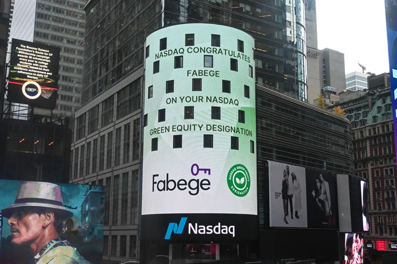 Fabeges aktie blir grön