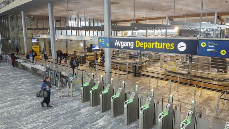 New security checkpoints at Oslo Airport to provide faster travel