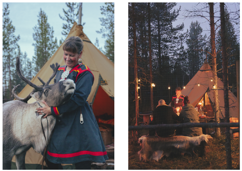 A person holding a reindeer
AI-generated content may be incorrect.