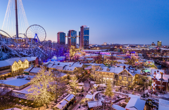 Le marché de Noël de Liseberg à Göteborg
