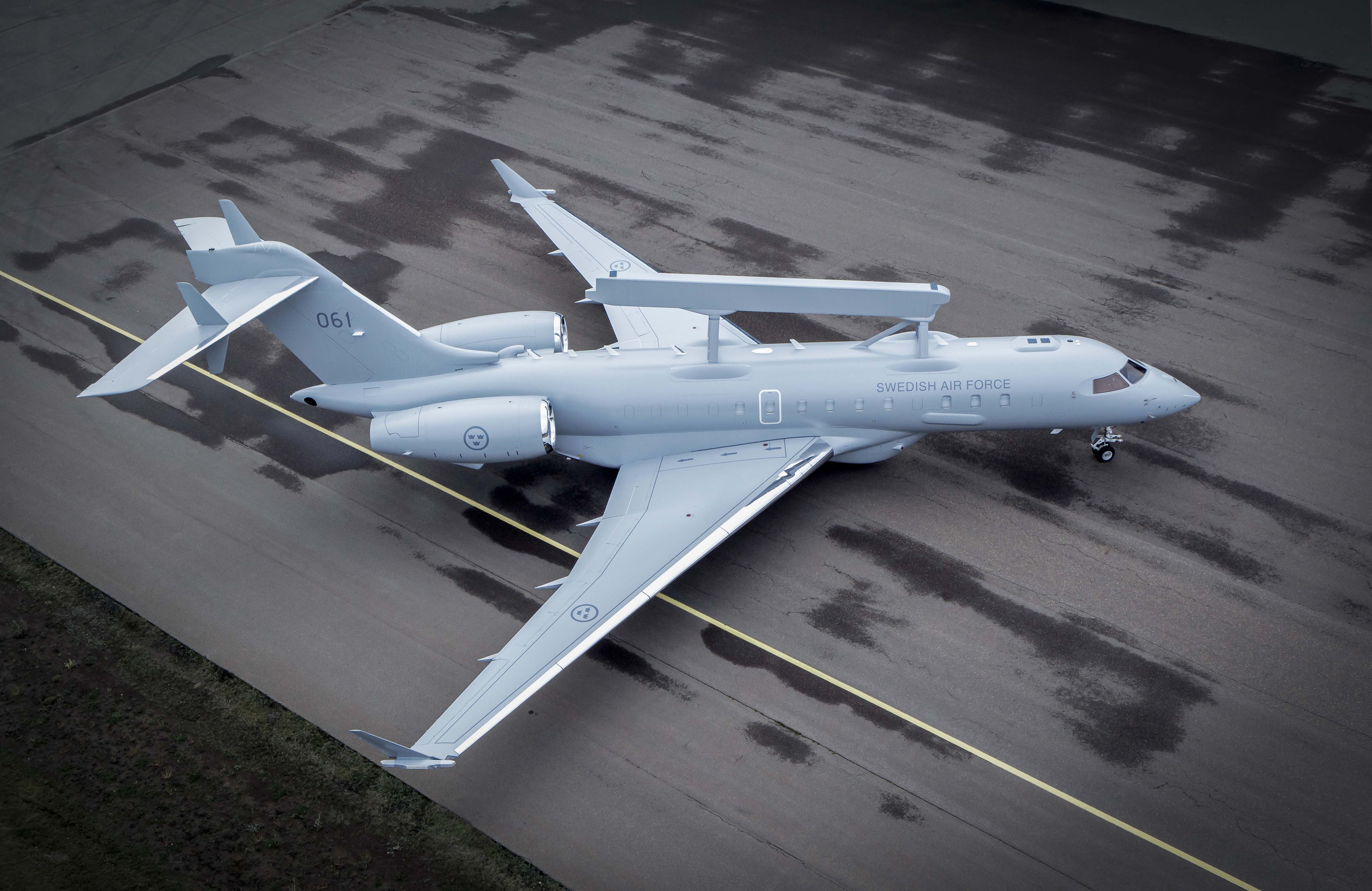 Saab presents first GlobalEye for Sweden