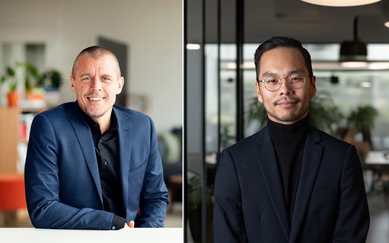 Kent Karlsson CIO p Bokusgruppen och Anders Karlsson operativ chef p Nordlo Elevate