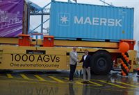 Konecranes and APM Terminals Maasvlakte II marked handover of Konecranes’ 1,000th automated guided v - Image 2