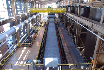 Sintering plant